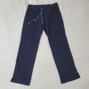 Figs Women's Navy Kade Cargo Scrub Pants (Medium)